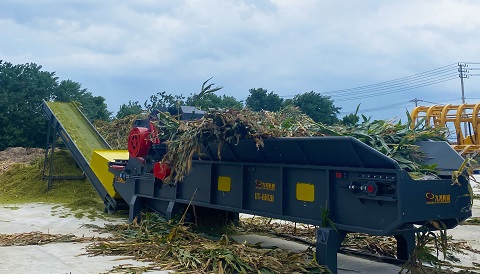 Heavy duty chopper shredder for corn stalks silage project